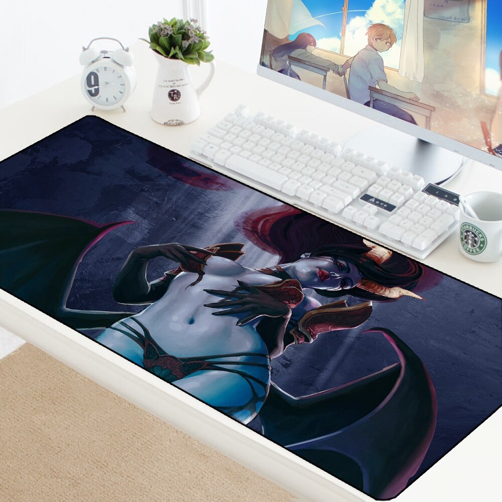 Dota Gaming Mousepad Dota Logo Xl Large Mouse Pad Locking Edge Rubber