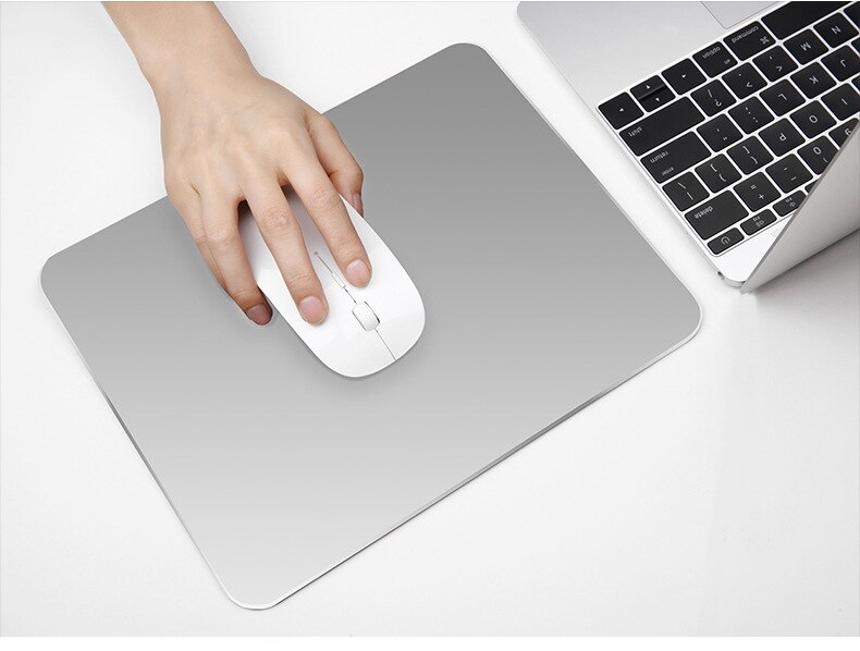 Aluminum Alloy Smooth Mouse Pad 240x180/300mm Hard Metal Slim Desk Mat Rubber Anti-slip Bottom Speed Control Mousepad For Gaming Aluminum Alloy Smooth Mouse Pad 240x180/300mm Hard Metal Slim Desk Mat Rubber Anti-slip Bottom Speed Control Mousepad For Gaming