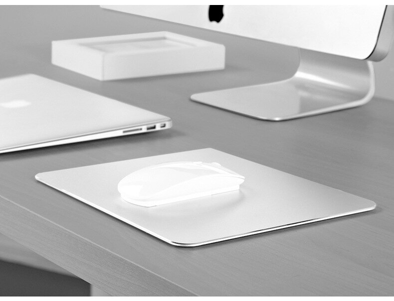 Aluminum Alloy Smooth Mouse Pad 240x180/300mm Hard Metal Slim Desk Mat Rubber Anti-slip Bottom Speed Control Mousepad For Gaming Aluminum Alloy Smooth Mouse Pad 240x180/300mm Hard Metal Slim Desk Mat Rubber Anti-slip Bottom Speed Control Mousepad For Gaming