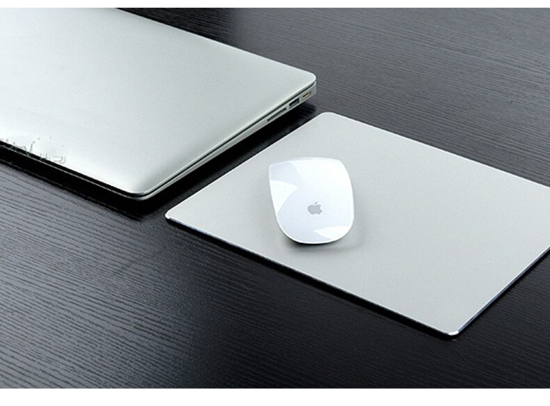 Aluminum Alloy Smooth Mouse Pad 240x180/300mm Hard Metal Slim Desk Mat Rubber Anti-slip Bottom Speed Control Mousepad For Gaming Aluminum Alloy Smooth Mouse Pad 240x180/300mm Hard Metal Slim Desk Mat Rubber Anti-slip Bottom Speed Control Mousepad For Gaming