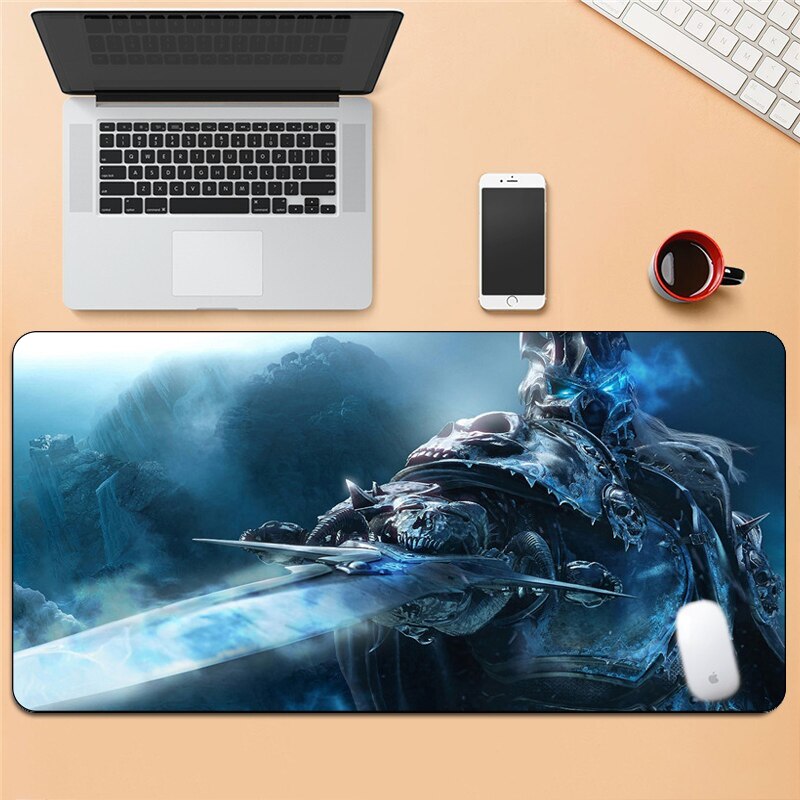 World of Warcraft 900x400 Large Gaming Mouse Pad Gamer XL Mat Grande WOW Lich King Computer Mousepad Otaku Desk Mat For Cs go World of Warcraft 900x400 Large Gaming Mouse Pad Gamer XL Mat Grande WOW Lich King Computer Mousepad Otaku Desk Mat For Cs go