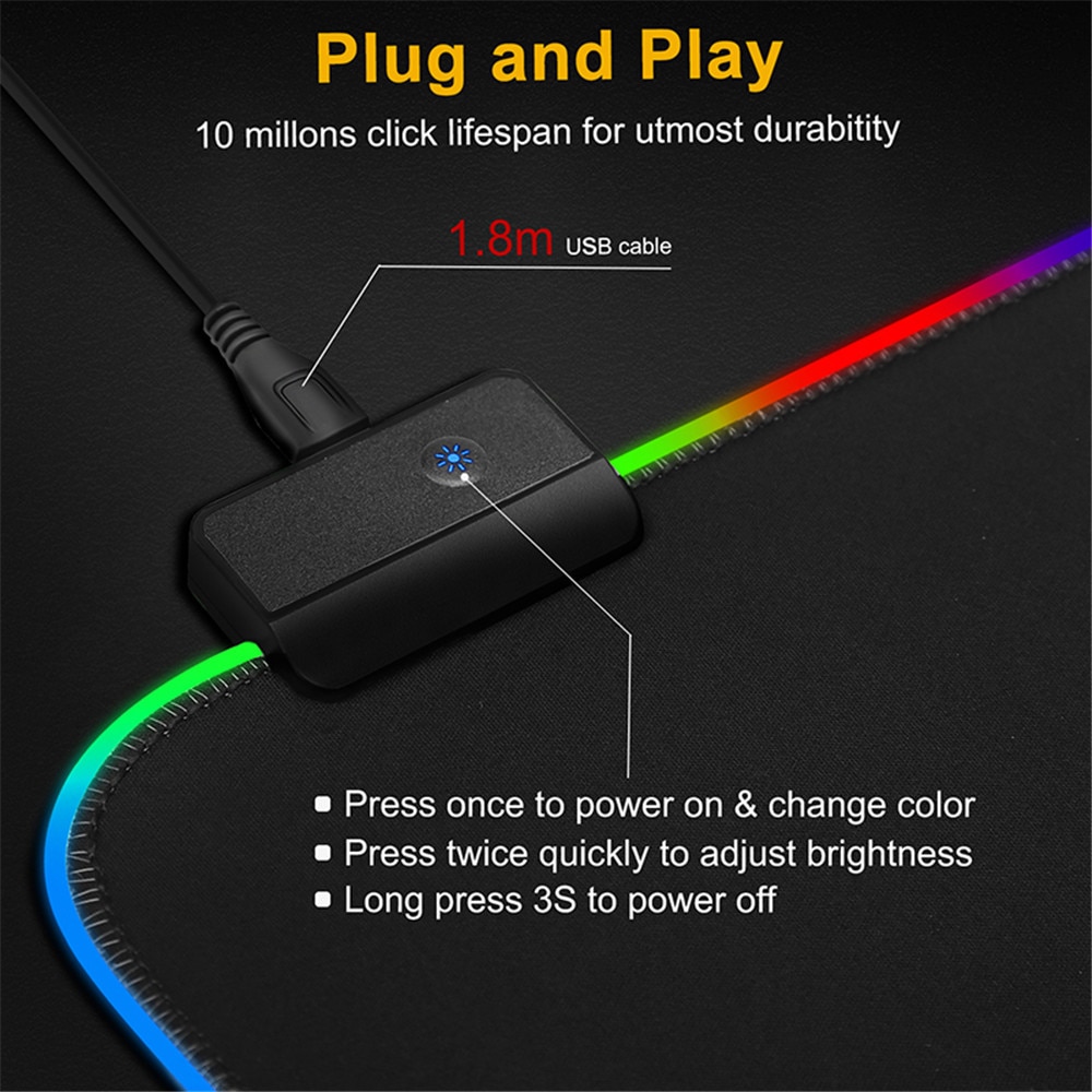 RGB Mouse Pad Gaming Mouse Pad Computer Large Mousepad Backlit XXL Mouse Pads LED Gamer Mause Carpet 900x400 Desk Mat For CS RGB Mouse Pad Gaming Mouse Pad Computer Large Mousepad Backlit XXL Mouse Pads LED Gamer Mause Carpet 900x400 Desk Mat For CS