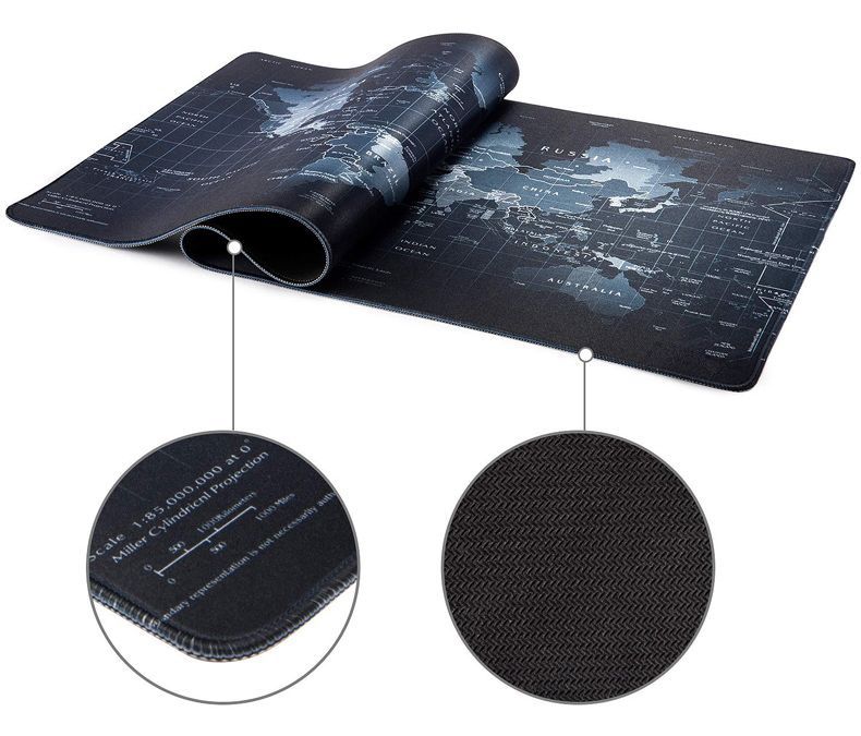 Gaming Computer Mouse Pad Large World Map Mouse Mat Big Desk Mat Non-Slip Rubber Base Mousepad for Laptop PC Game Waterproof Gaming Computer Mouse Pad Large World Map Mouse Mat Big Desk Mat Non-Slip Rubber Base Mousepad for Laptop PC Game Waterproof