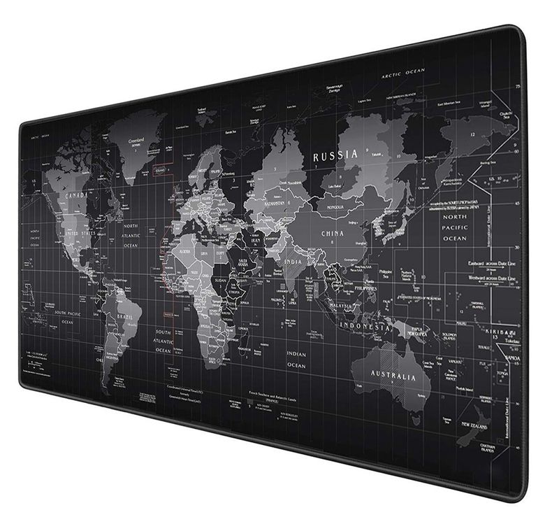 Gaming Computer Mouse Pad Large World Map Mouse Mat Big Desk Mat Non-Slip Rubber Base Mousepad for Laptop PC Game Waterproof Gaming Computer Mouse Pad Large World Map Mouse Mat Big Desk Mat Non-Slip Rubber Base Mousepad for Laptop PC Game Waterproof