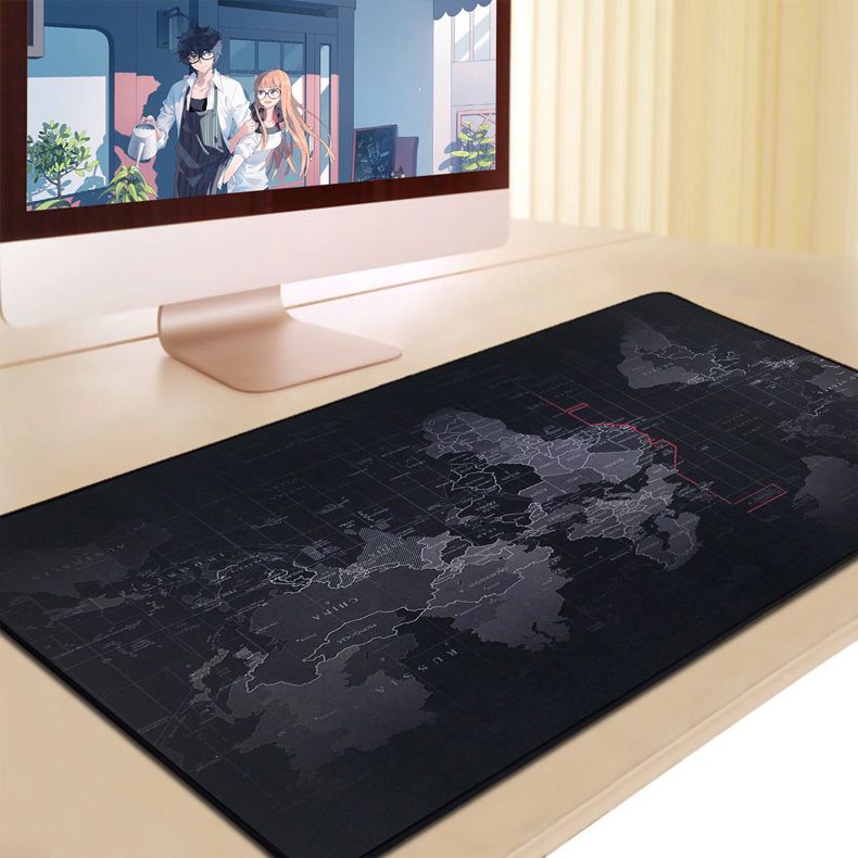 Gaming Computer Mouse Pad Large World Map Mouse Mat Big Desk Mat Non-Slip Rubber Base Mousepad for Laptop PC Game Waterproof Gaming Computer Mouse Pad Large World Map Mouse Mat Big Desk Mat Non-Slip Rubber Base Mousepad for Laptop PC Game Waterproof