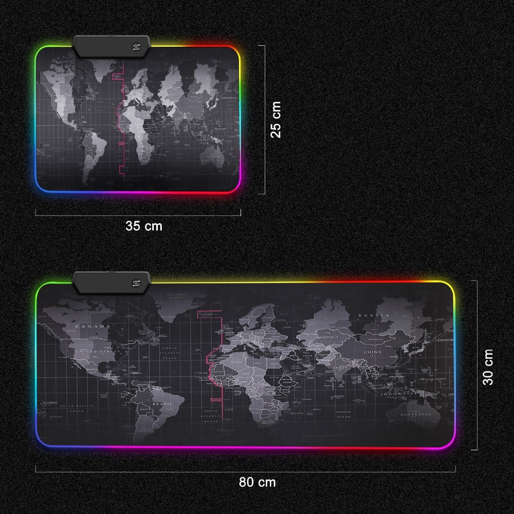 Gaming Mouse Pad Computer Mousepad Large Mouse Pad Gamer RGB World Map Big Mouse Carpet PC Desk RGB Mat Gaming Mouse Pad Computer Mousepad Large Mouse Pad Gamer RGB World Map Big Mouse Carpet PC Desk RGB Mat