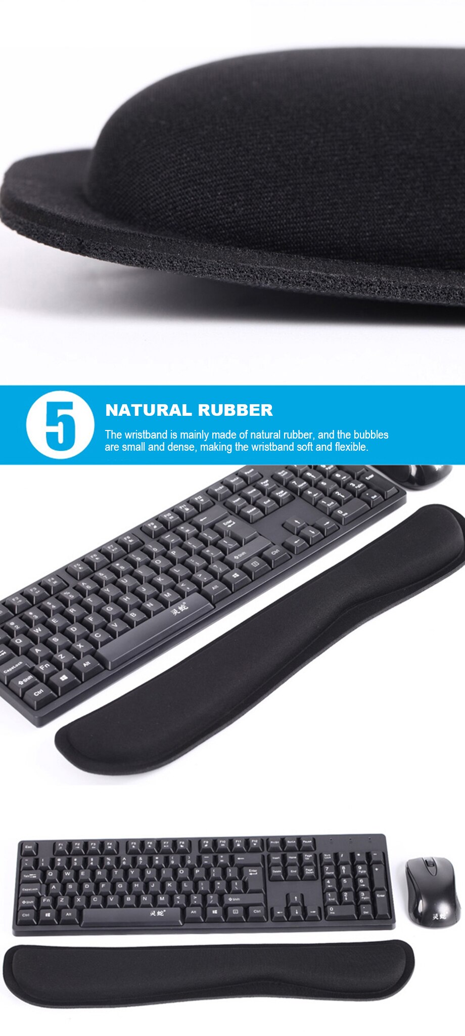 Mechanical Keyboard Wrist Rest Pad Mouse Wrist Rest Pad Ergonomic Memory Foam Set Comfort Mouse Pad For Office Computer Laptop Mechanical Keyboard Wrist Rest Pad Mouse Wrist Rest Pad Ergonomic Memory Foam Set Comfort Mouse Pad For Office Computer Laptop