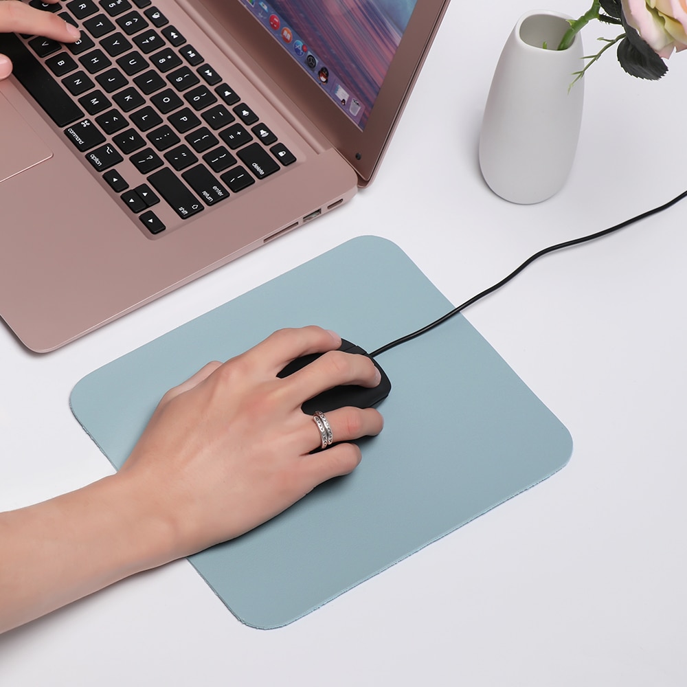 1pc Anti-slip Mouse Pad Leather Gaming Mice Mat Desk Cushion Fashion Comfortable Mouse Mat For Laptop PC MacBook Universal 1pc Anti-slip Mouse Pad Leather Gaming Mice Mat Desk Cushion Fashion Comfortable Mouse Mat For Laptop PC MacBook Universal