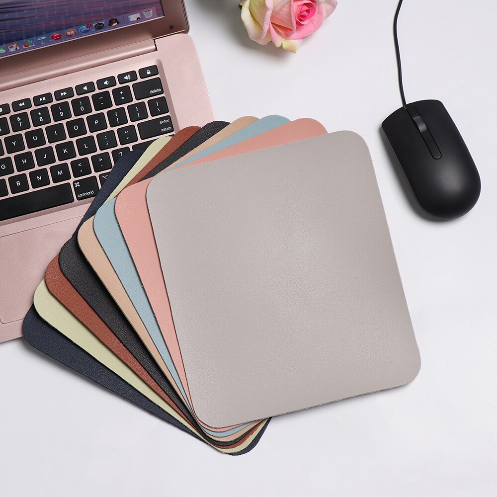1pc Anti-slip Mouse Pad Leather Gaming Mice Mat Desk Cushion Fashion Comfortable Mouse Mat For Laptop PC MacBook Universal 1pc Anti-slip Mouse Pad Leather Gaming Mice Mat Desk Cushion Fashion Comfortable Mouse Mat For Laptop PC MacBook Universal