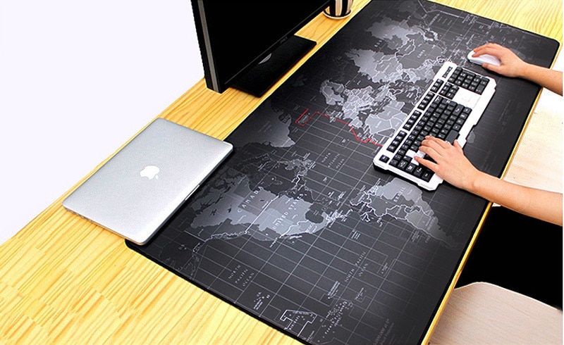 Extra Large Mousepad Natural Rubber Mouse Pad Old World Map Anti-slip Gaming Mouse Mat with Locking Edge for game gamer Extra Large Mousepad Natural Rubber Mouse Pad Old World Map Anti-slip Gaming Mouse Mat with Locking Edge for game gamer