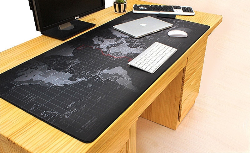 Extra Large Mousepad Natural Rubber Mouse Pad Old World Map Anti-slip Gaming Mouse Mat with Locking Edge for game gamer Extra Large Mousepad Natural Rubber Mouse Pad Old World Map Anti-slip Gaming Mouse Mat with Locking Edge for game gamer