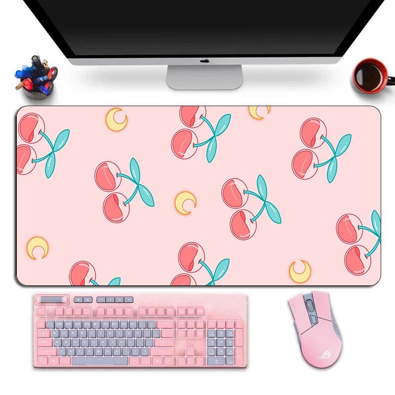Large Anime Pink Mousepad Gamer Cute Kawaii XL Gaming Mouse Pad Rubber Otaku Locking Edge Big Fashion Laptop Notebook Desk Mat Large Anime Pink Mousepad Gamer Cute Kawaii XL Gaming Mouse Pad Rubber Otaku Locking Edge Big Fashion Laptop Notebook Desk Mat
