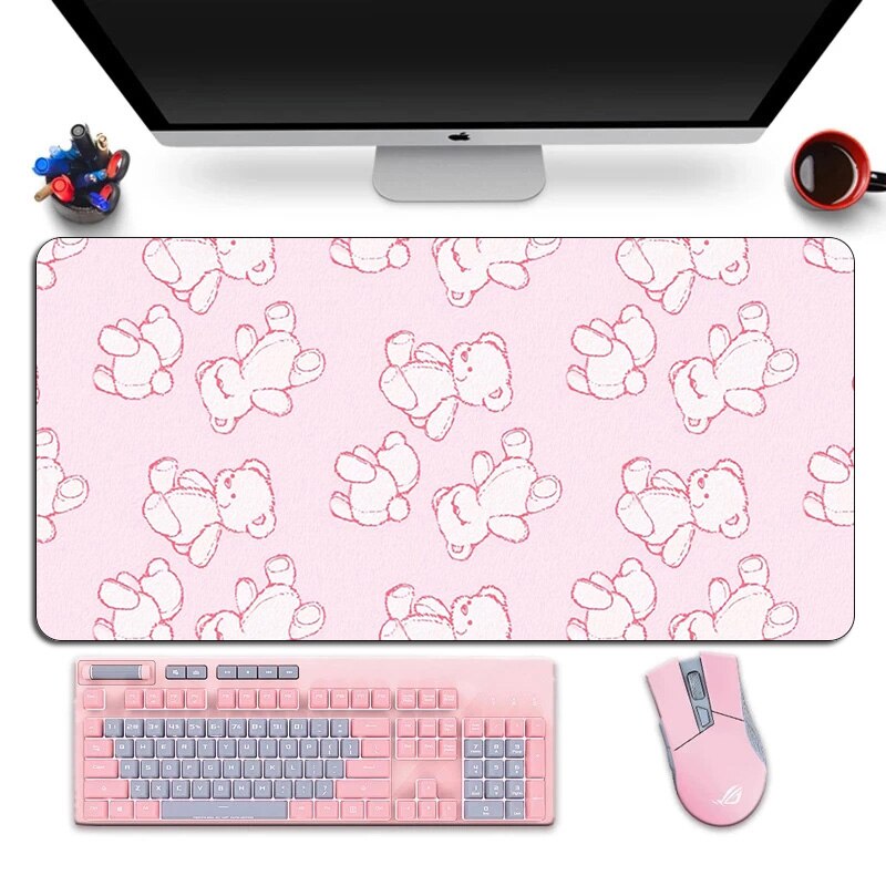 Large Anime Pink Mousepad Gamer Cute Kawaii XL Gaming Mouse Pad Rubber Otaku Locking Edge Big Fashion Laptop Notebook Desk Mat Large Anime Pink Mousepad Gamer Cute Kawaii XL Gaming Mouse Pad Rubber Otaku Locking Edge Big Fashion Laptop Notebook Desk Mat