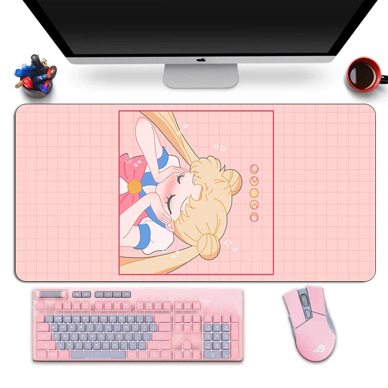 Large Anime Pink Mousepad Gamer Cute Kawaii XL Gaming Mouse Pad Rubber Otaku Locking Edge Big Fashion Laptop Notebook Desk Mat Large Anime Pink Mousepad Gamer Cute Kawaii XL Gaming Mouse Pad Rubber Otaku Locking Edge Big Fashion Laptop Notebook Desk Mat