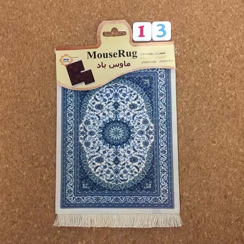 Mairuige Persian Mini Woven Rug Mat Mousepad Retro Style Carpet Pattern Cup Mouse Pad with Fring Home Office Table Decor Craft Mairuige Persian Mini Woven Rug Mat Mousepad Retro Style Carpet Pattern Cup Mouse Pad with Fring Home Office Table Decor Craft