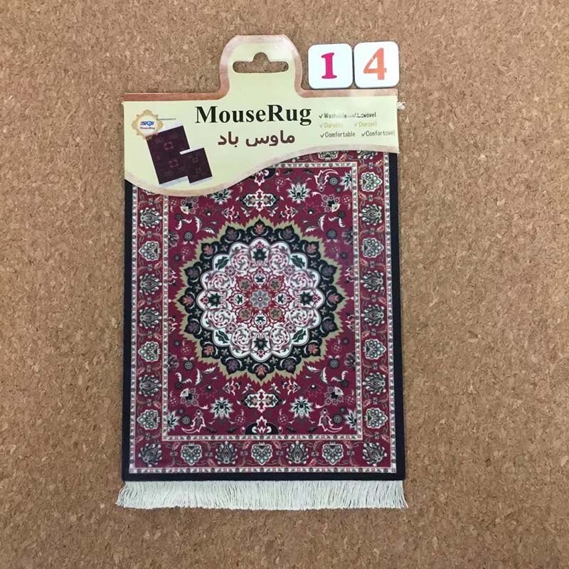 Mairuige Persian Mini Woven Rug Mat Mousepad Retro Style Carpet Pattern Cup Mouse Pad with Fring Home Office Table Decor Craft Mairuige Persian Mini Woven Rug Mat Mousepad Retro Style Carpet Pattern Cup Mouse Pad with Fring Home Office Table Decor Craft