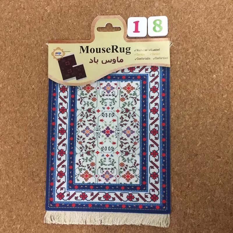 Mairuige Persian Mini Woven Rug Mat Mousepad Retro Style Carpet Pattern Cup Mouse Pad with Fring Home Office Table Decor Craft Mairuige Persian Mini Woven Rug Mat Mousepad Retro Style Carpet Pattern Cup Mouse Pad with Fring Home Office Table Decor Craft