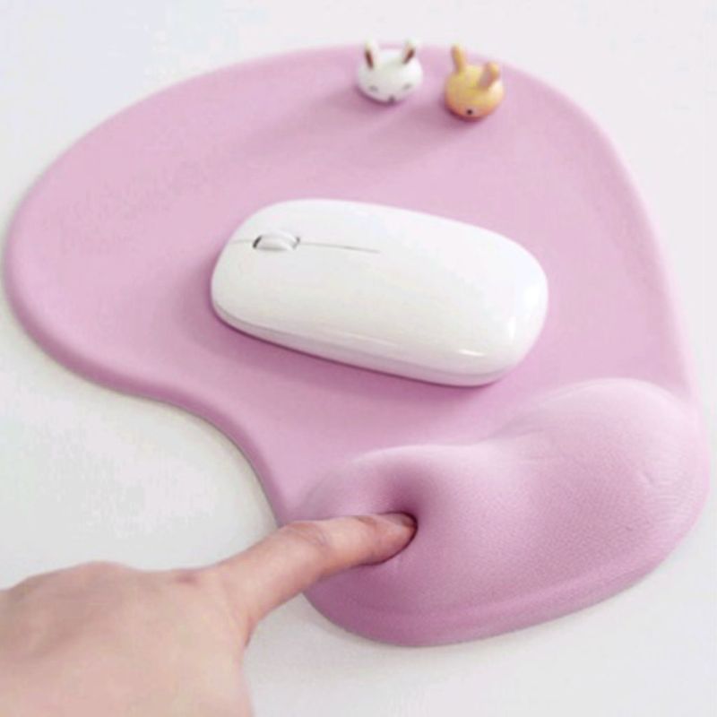 Office Mousepad with Gel Wrist Support Ergonomic Gaming Desktop Mouse