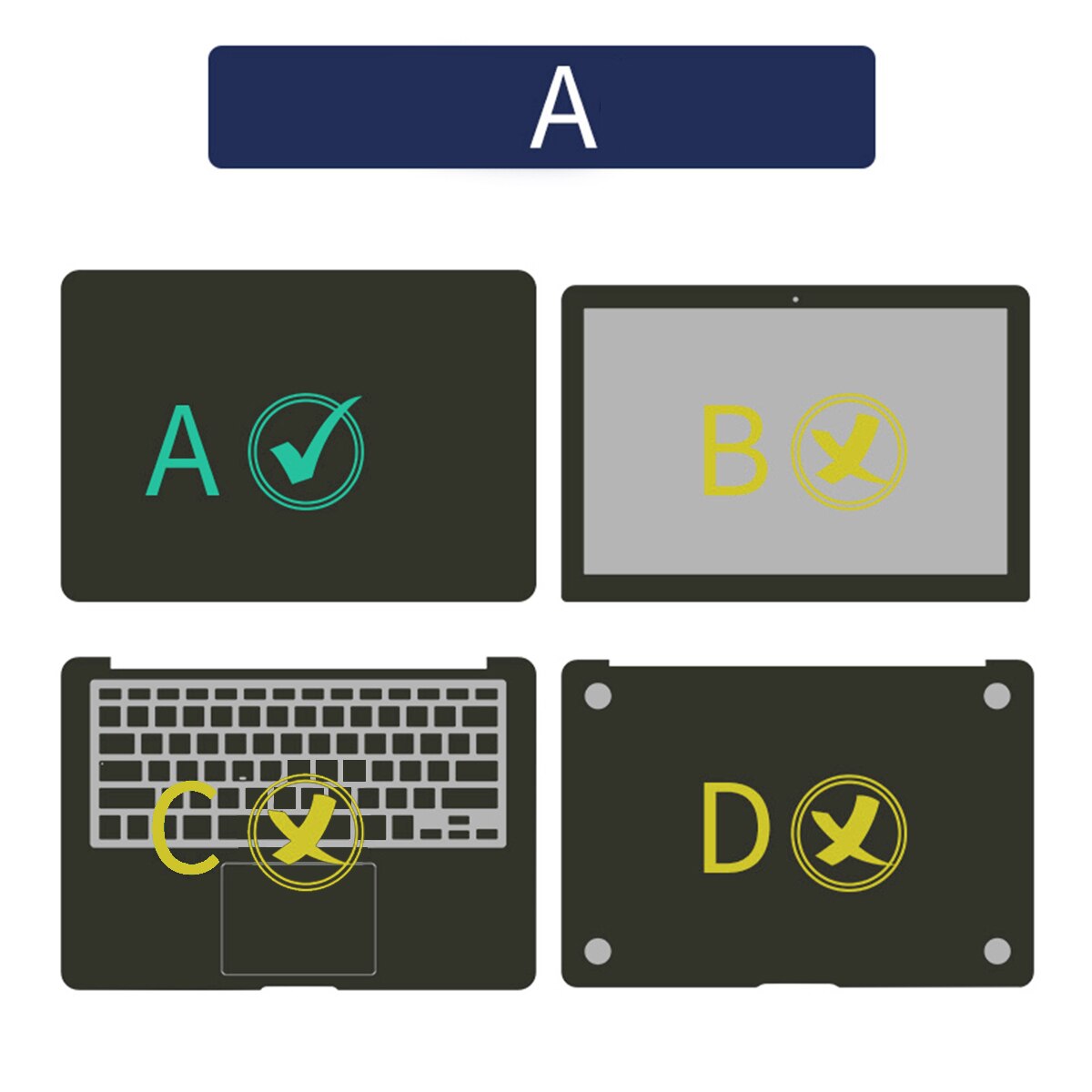 Laptop Sticker Notebook Skin Stickers Laptop Cover Summer Style Decal Art Decal Fits 13.3 Laptop Sticker Notebook Skin Stickers Laptop Cover Summer Style Decal Art Decal Fits 13.3