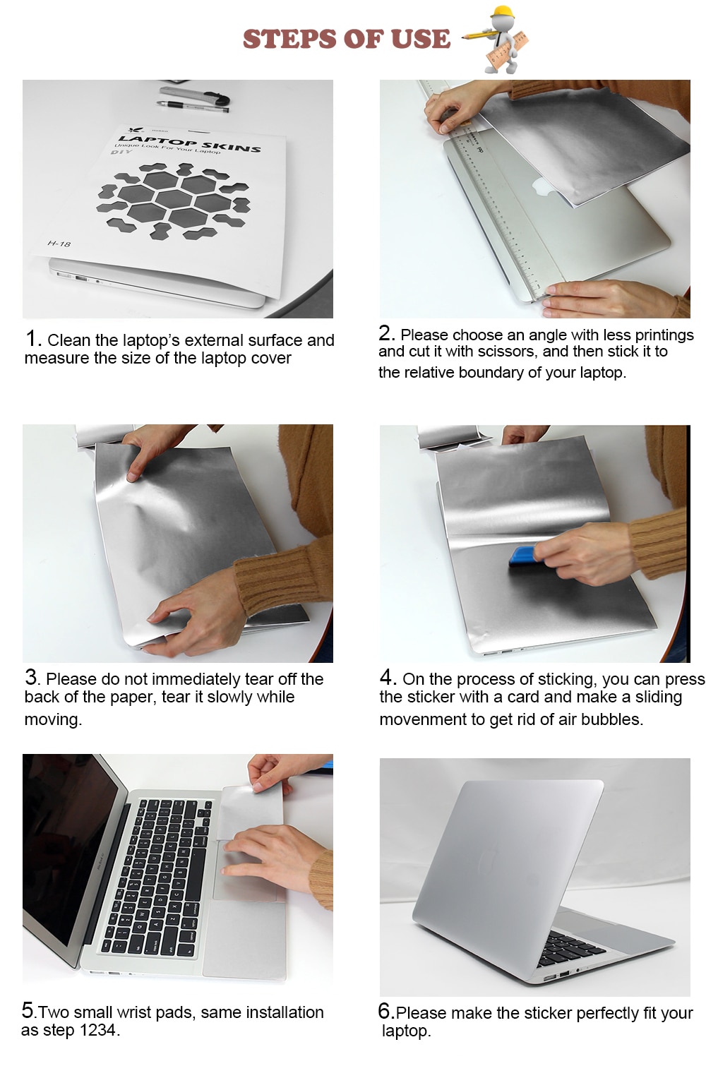 15.6 Laptop Skin Sticker 14 Notebook Computer Sticker Decal For Macbook Air Pro Retina 13 Macbook 11 13 15 17 inch 15.6 Laptop Skin Sticker 14 Notebook Computer Sticker Decal For Macbook Air Pro Retina 13 Macbook 11 13 15 17 inch