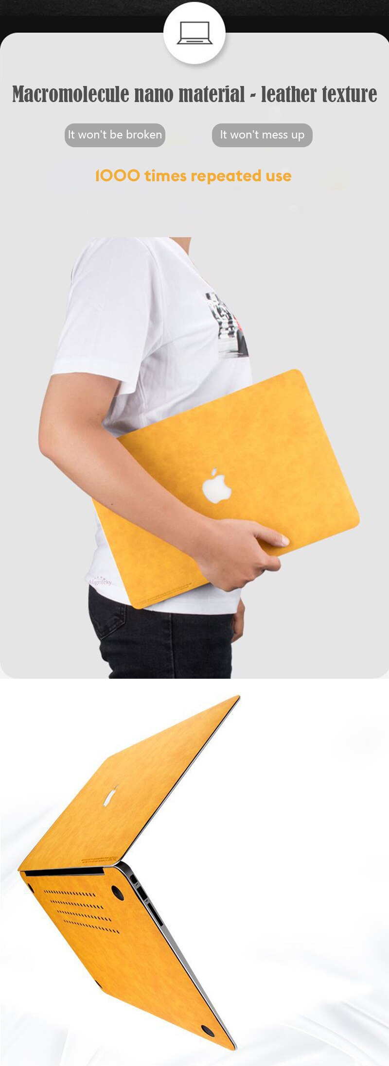 2020 New Laptop Protective Skin For MacBook Pro Air 12 13 15 16 Inch PU Leather texture Cover Case Notebook Sticker Shell Skins 2020 New Laptop Protective Skin For MacBook Pro Air 12 13 15 16 Inch PU Leather texture Cover Case Notebook Sticker Shell Skins