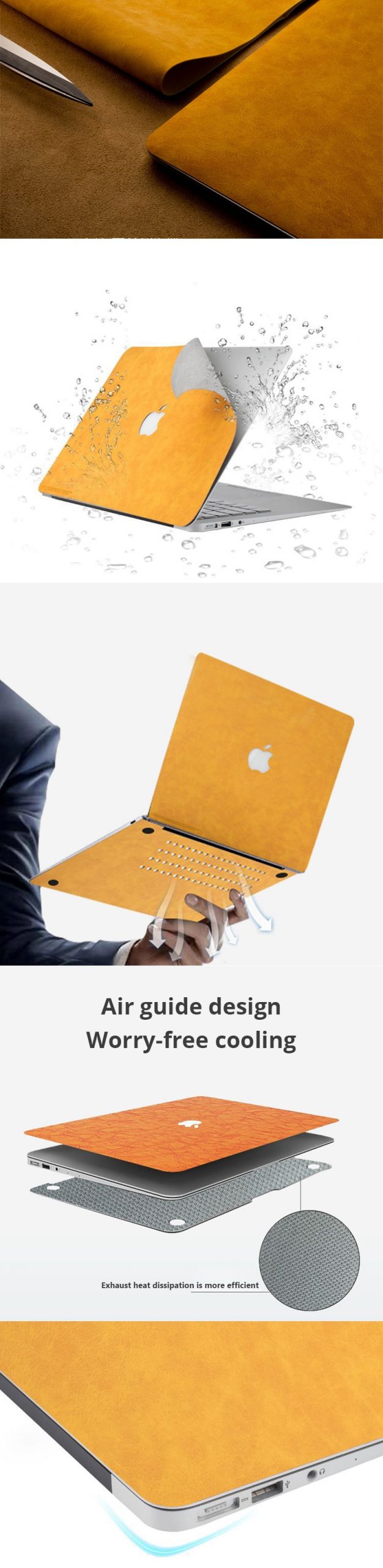 2020 New Laptop Protective Skin For MacBook Pro Air 12 13 15 16 Inch PU Leather texture Cover Case Notebook Sticker Shell Skins 2020 New Laptop Protective Skin For MacBook Pro Air 12 13 15 16 Inch PU Leather texture Cover Case Notebook Sticker Shell Skins