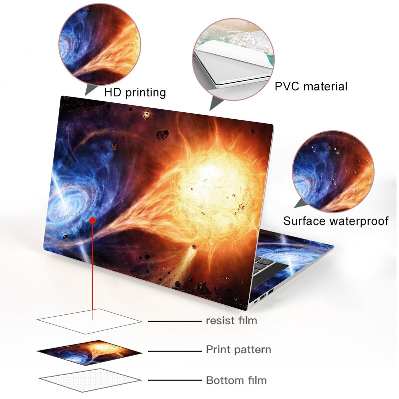 Universe starry sky laptop sticker DIY laptop skin 12/13/14/15/17 inch for MacBook/HP/Acer/Dell/ASUS/Lenovo Universe starry sky laptop sticker DIY laptop skin 12/13/14/15/17 inch for MacBook/HP/Acer/Dell/ASUS/Lenovo