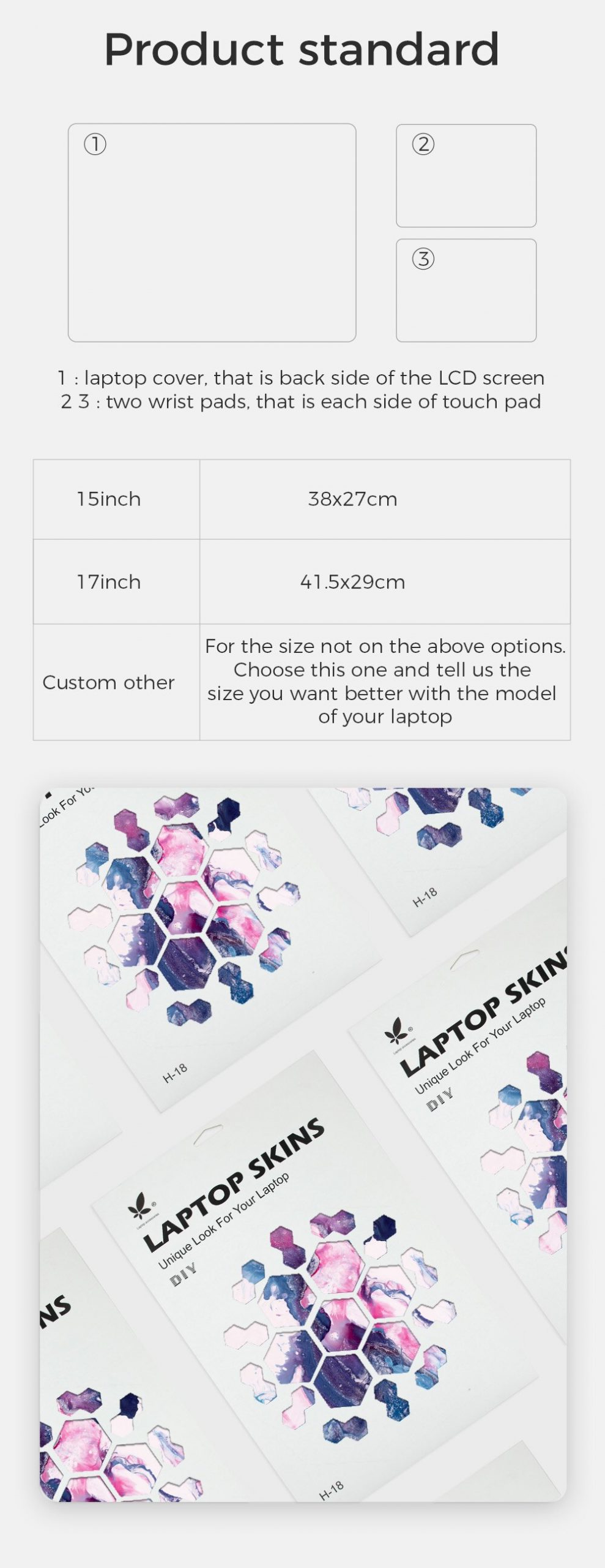 New Coloful Laptop Skin Notebook Sticker for 15