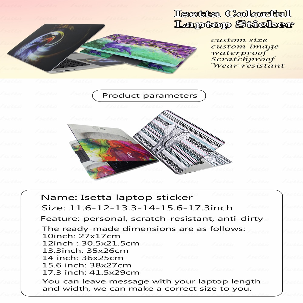 Animal Laptop Sticker Cover 15.6 HP Notebook skin mackbook Art Decal fit Dell Lenovo Asus Acer Customize Your Iamge Animal Laptop Sticker Cover 15.6 HP Notebook skin mackbook Art Decal fit Dell Lenovo Asus Acer Customize Your Iamge