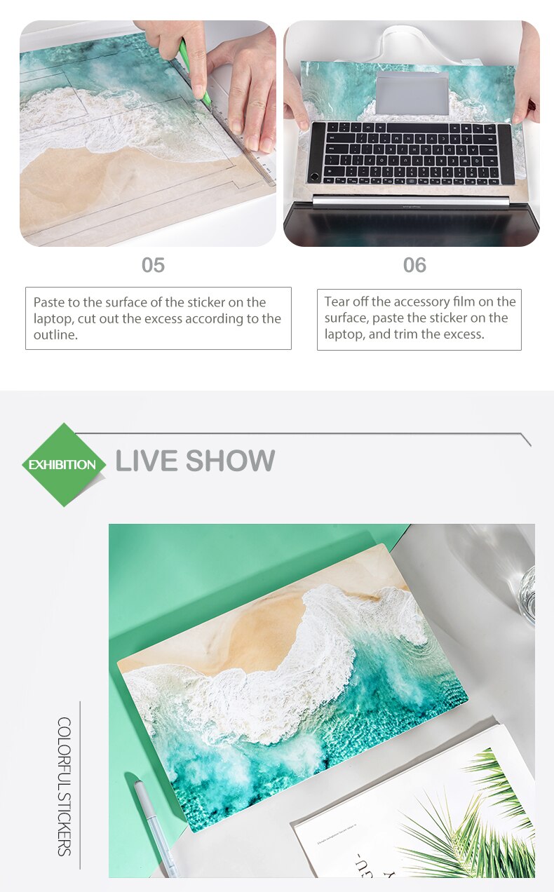 Sea wave/marble Laptop Skin Laptop Sticker Decal 12 13 14 15.6 17 Inch for Lenovo/dell/HP/ASUS/xiaomi AIR 13.3/Macbook Sea wave/marble Laptop Skin Laptop Sticker Decal 12 13 14 15.6 17 Inch for Lenovo/dell/HP/ASUS/xiaomi AIR 13.3/Macbook