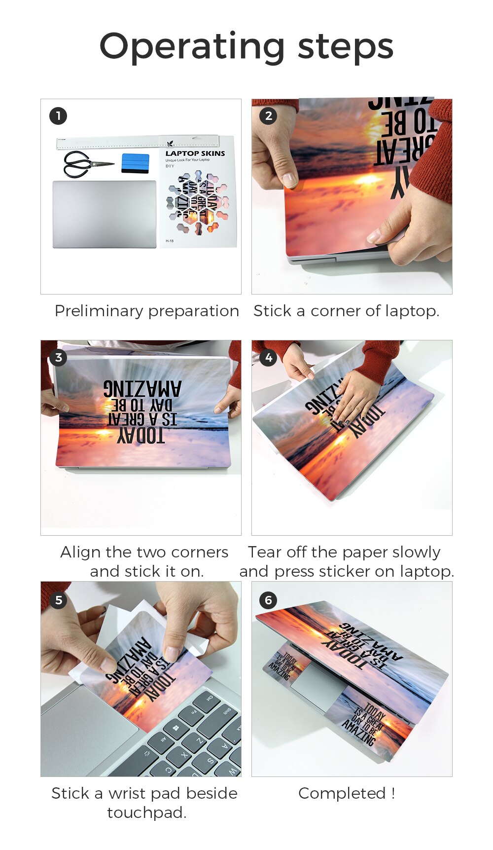 Motivational Words Laptop Skin Sticker 13.3 Motivational Words Laptop Skin Sticker 13.3