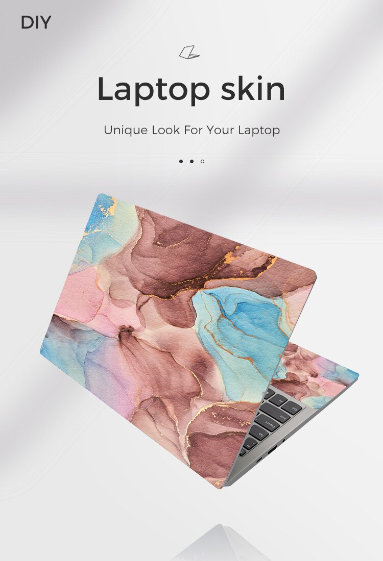 Marble Grain Notebook Sticker 13.3