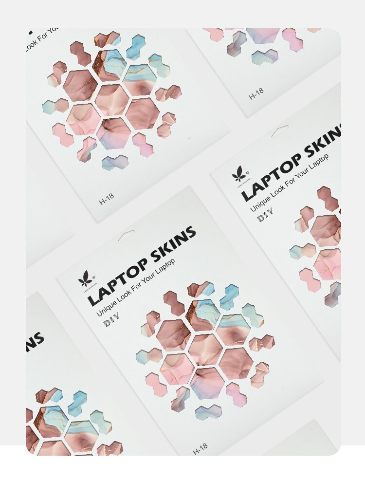 Marble Grain Notebook Sticker 13.3