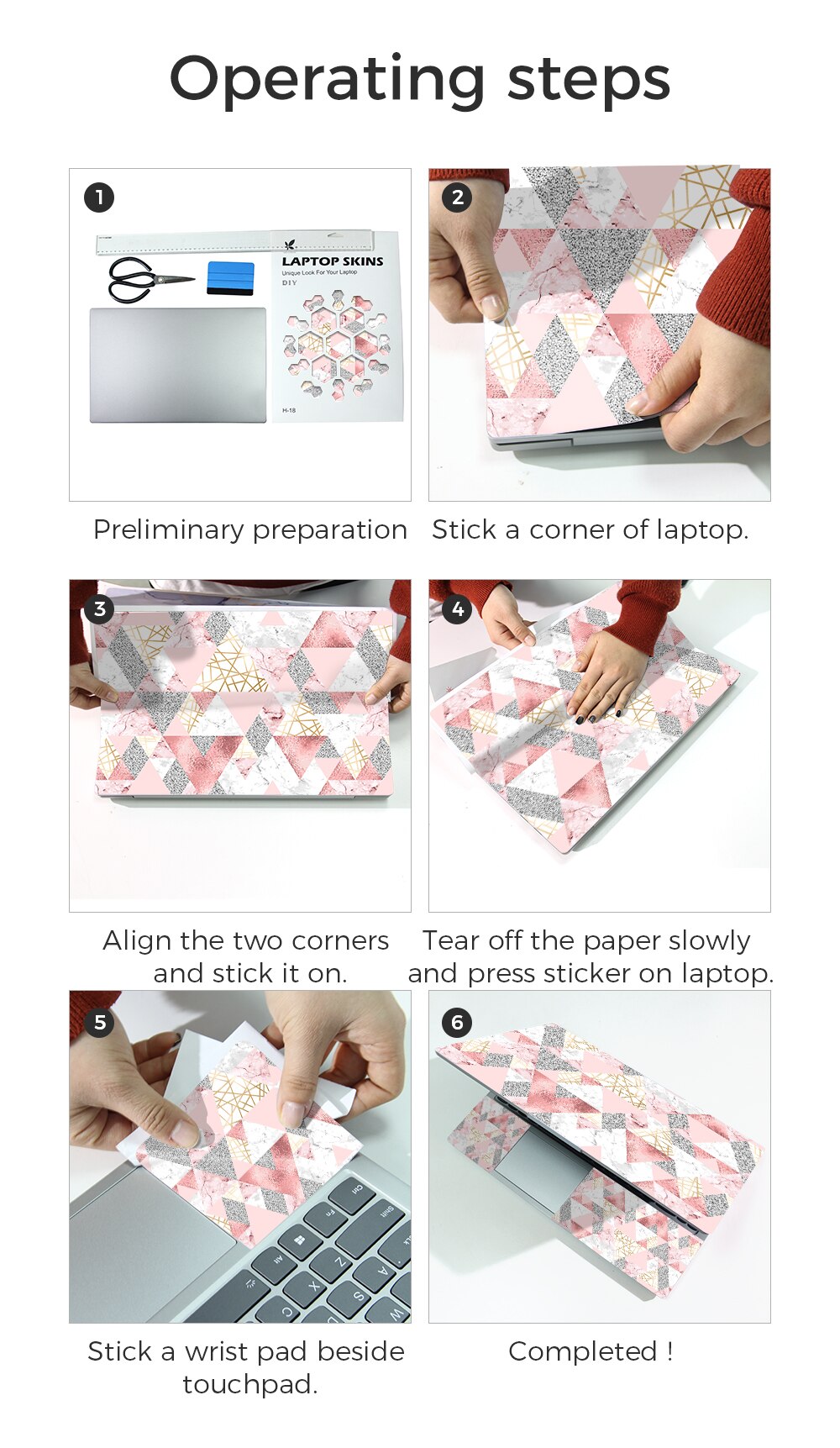 Laptop Skin Sticker Vinyl 15.6