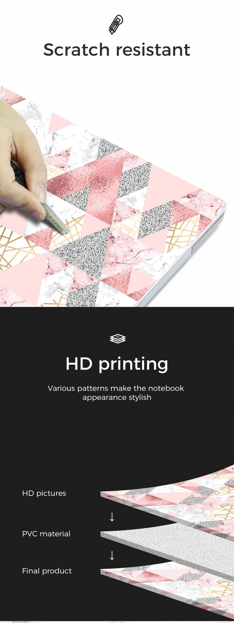 Laptop Skin Sticker Vinyl 15.6