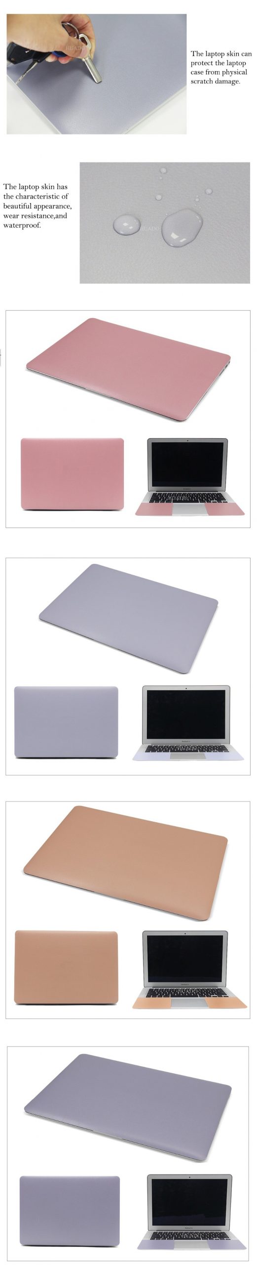 Rose Pink laptop Sticker Cover Macbook accessories Decal Skin Solid color Cover for Notebook PC Protector skins Rose Pink laptop Sticker Cover Macbook accessories Decal Skin Solid color Cover for Notebook PC Protector skins