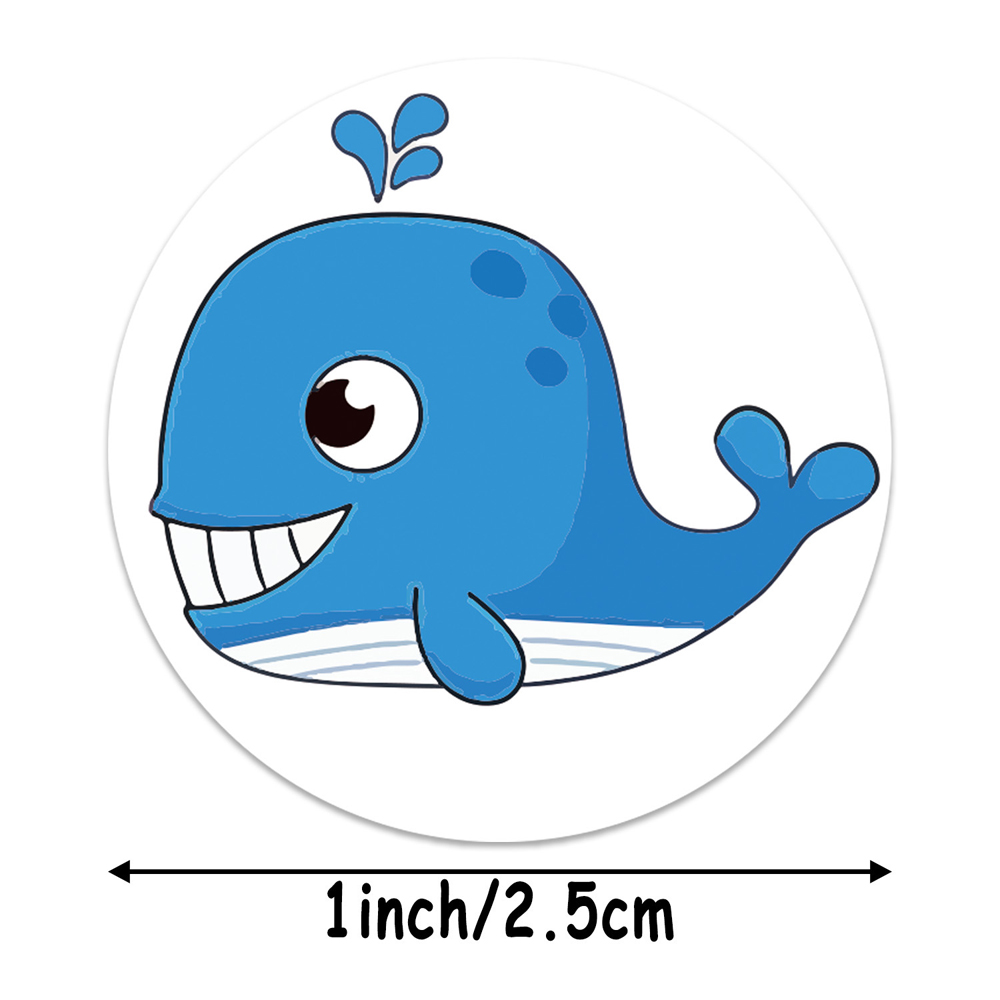 100-500pcs Children's Reward Motivation Sticker Marine Animal Creative School Supplies 2.5cm Round Toy Cognitive Sticker 100-500pcs Children's Reward Motivation Sticker Marine Animal Creative School Supplies 2.5cm Round Toy Cognitive Sticker