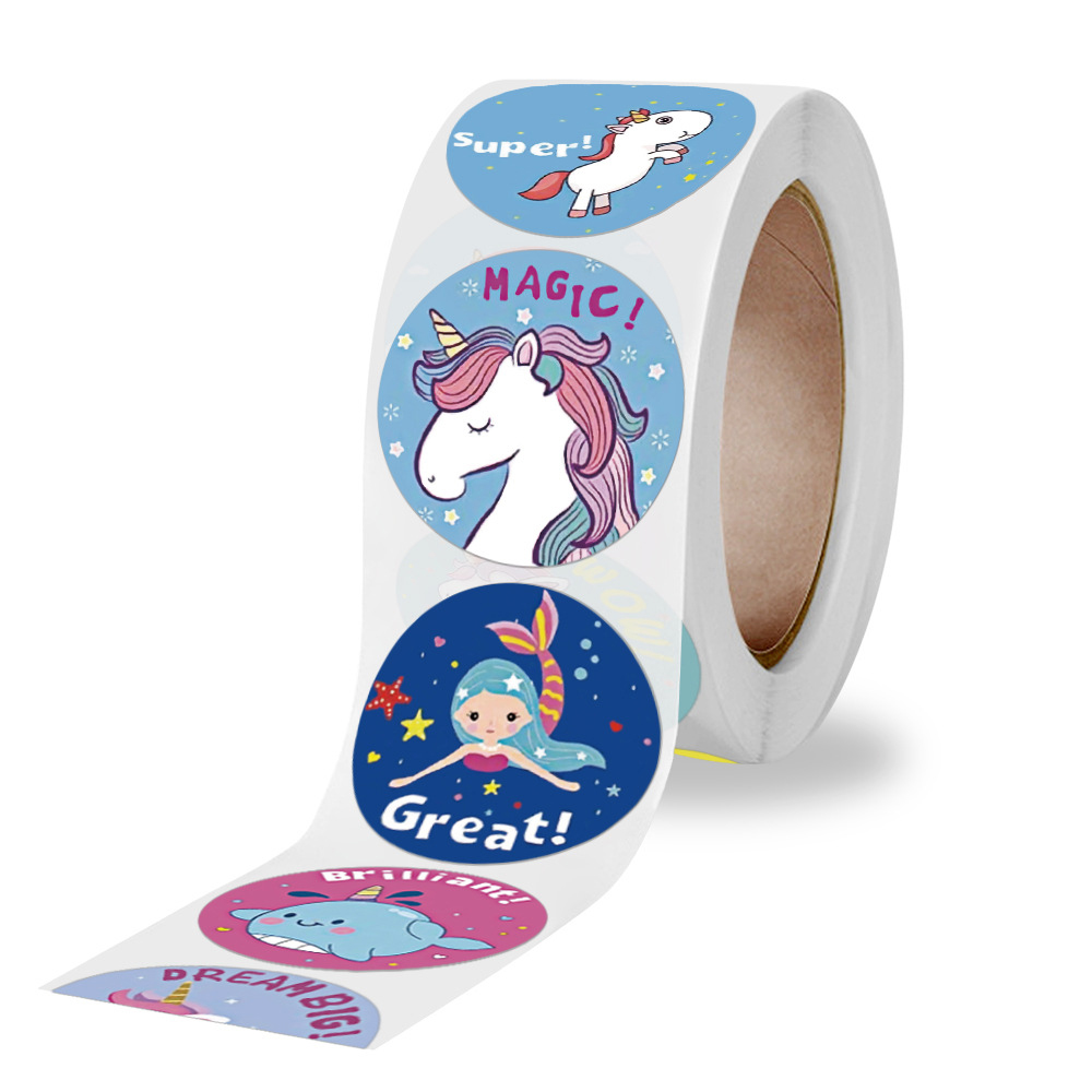 100-500pcs Children's Reward Motivation Sticker Marine Animal Creative School Supplies 2.5cm Round Toy Cognitive Sticker 100-500pcs Children's Reward Motivation Sticker Marine Animal Creative School Supplies 2.5cm Round Toy Cognitive Sticker