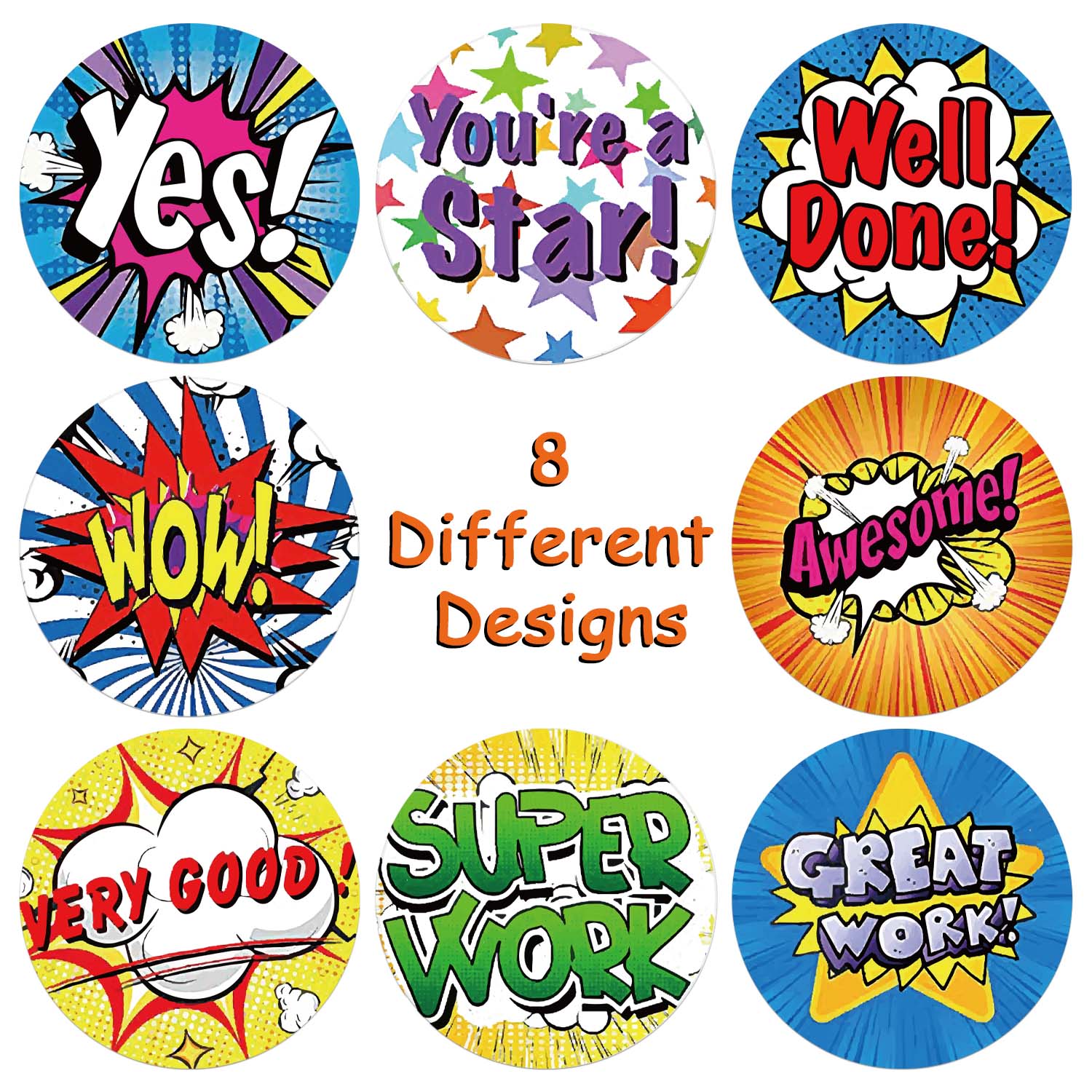 500 pcs English Reward Stickers Roll Encouragement Sealing Labels for Kids Classic Toys 1 inch Motivational Stickers 500 pcs English Reward Stickers Roll Encouragement Sealing Labels for Kids Classic Toys 1 inch Motivational Stickers