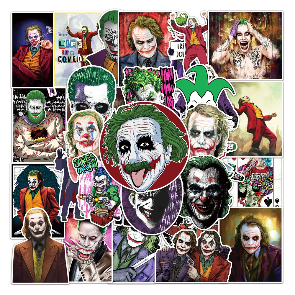 50pcs Joker Stickers For Notebooks Stationery Kscraft Laptop Motivational Sticker Vintage Scrapbooking Material Craft Supplies 50pcs Joker Stickers For Notebooks Stationery Kscraft Laptop Motivational Sticker Vintage Scrapbooking Material Craft Supplies