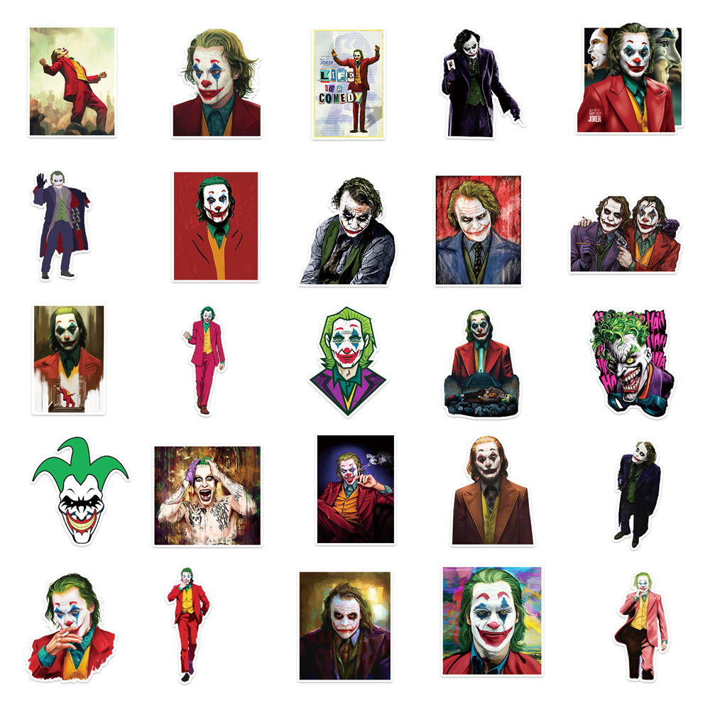 50pcs Joker Stickers For Notebooks Stationery Kscraft Laptop Motivational Sticker Vintage Scrapbooking Material Craft Supplies 50pcs Joker Stickers For Notebooks Stationery Kscraft Laptop Motivational Sticker Vintage Scrapbooking Material Craft Supplies