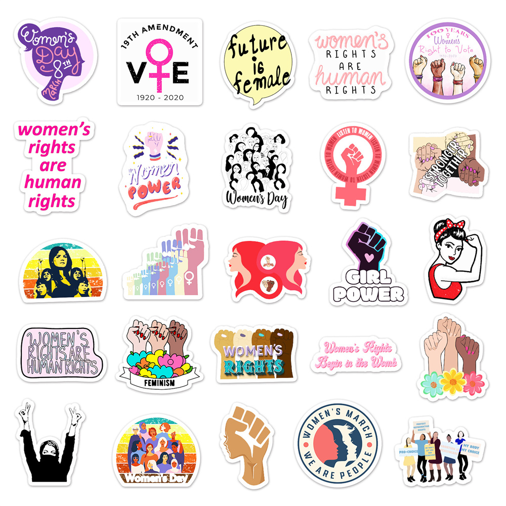 50pcs Creative Feminism Stickers For Notebooks Stationery Scrapbook Motivational Sticker Scrapbooking Material Craft Supplies 50pcs Creative Feminism Stickers For Notebooks Stationery Scrapbook Motivational Sticker Scrapbooking Material Craft Supplies