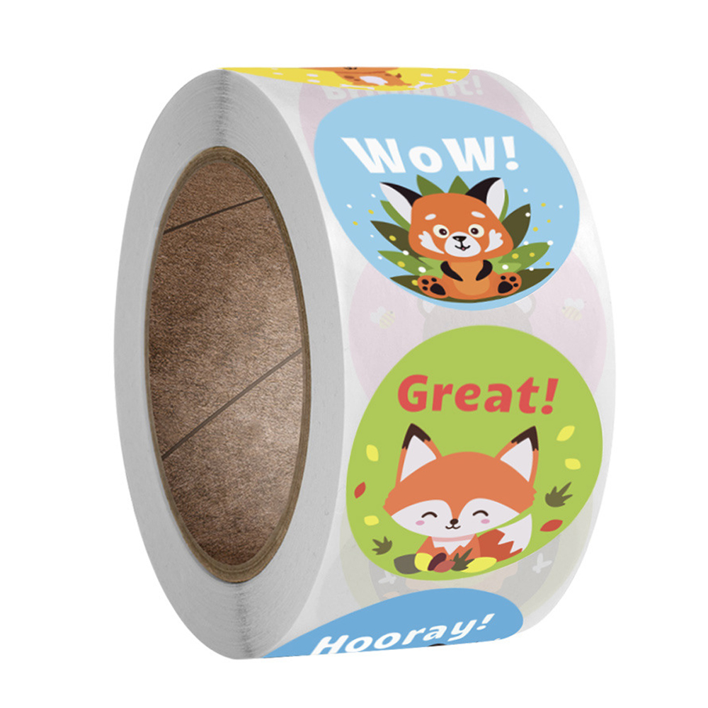 50-500 Pcs Reward Stickers Motivational Stickers Roll for Kids for School Reward Students Teachers Cute Animals Stickers Labels 50-500 Pcs Reward Stickers Motivational Stickers Roll for Kids for School Reward Students Teachers Cute Animals Stickers Labels