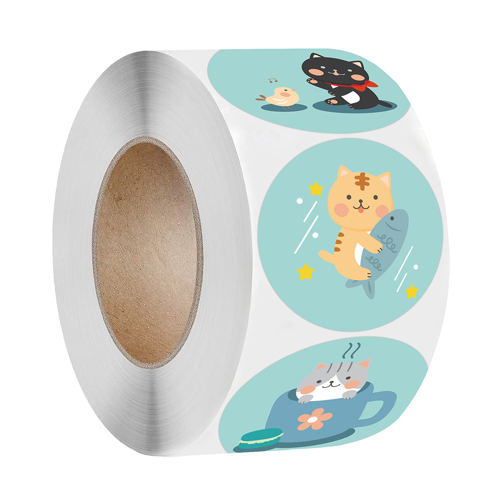 100-500pcs 1inch Cartoon Animal Children Sticker Label Thank You Cute Toy Game Sticker DIY Gift Sealing Label Decoration Supp 100-500pcs 1inch Cartoon Animal Children Sticker Label Thank You Cute Toy Game Sticker DIY Gift Sealing Label Decoration Supp
