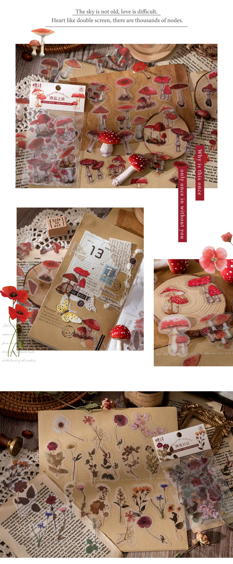 Mr.paper 40Pcs/Bag Plant Flower Series Decorative Diary Sticker Scrapbook Planner Decorative Stationery Sticker Mr.paper 40Pcs/Bag Plant Flower Series Decorative Diary Sticker Scrapbook Planner Decorative Stationery Sticker
