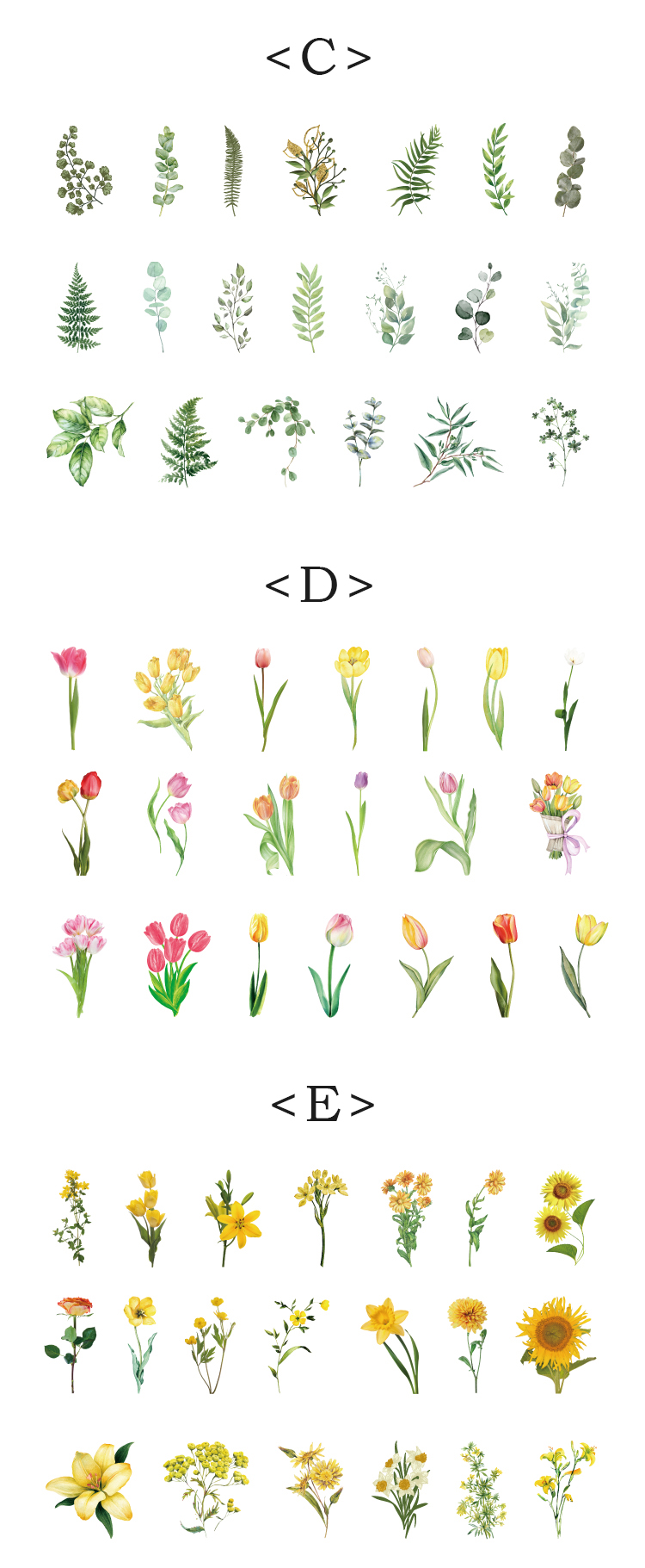 Mr.paper 40Pcs/Bag Plant Flower Series Decorative Diary Sticker Scrapbook Planner Decorative Stationery Sticker Mr.paper 40Pcs/Bag Plant Flower Series Decorative Diary Sticker Scrapbook Planner Decorative Stationery Sticker