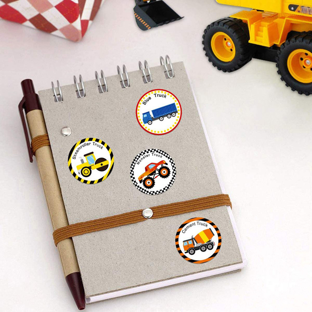100-500pcs Truck Stickers for Kids Scrapbooking Reward Sticker Construction Car Birthday Party Gift Toy Decor for Children 100-500pcs Truck Stickers for Kids Scrapbooking Reward Sticker Construction Car Birthday Party Gift Toy Decor for Children