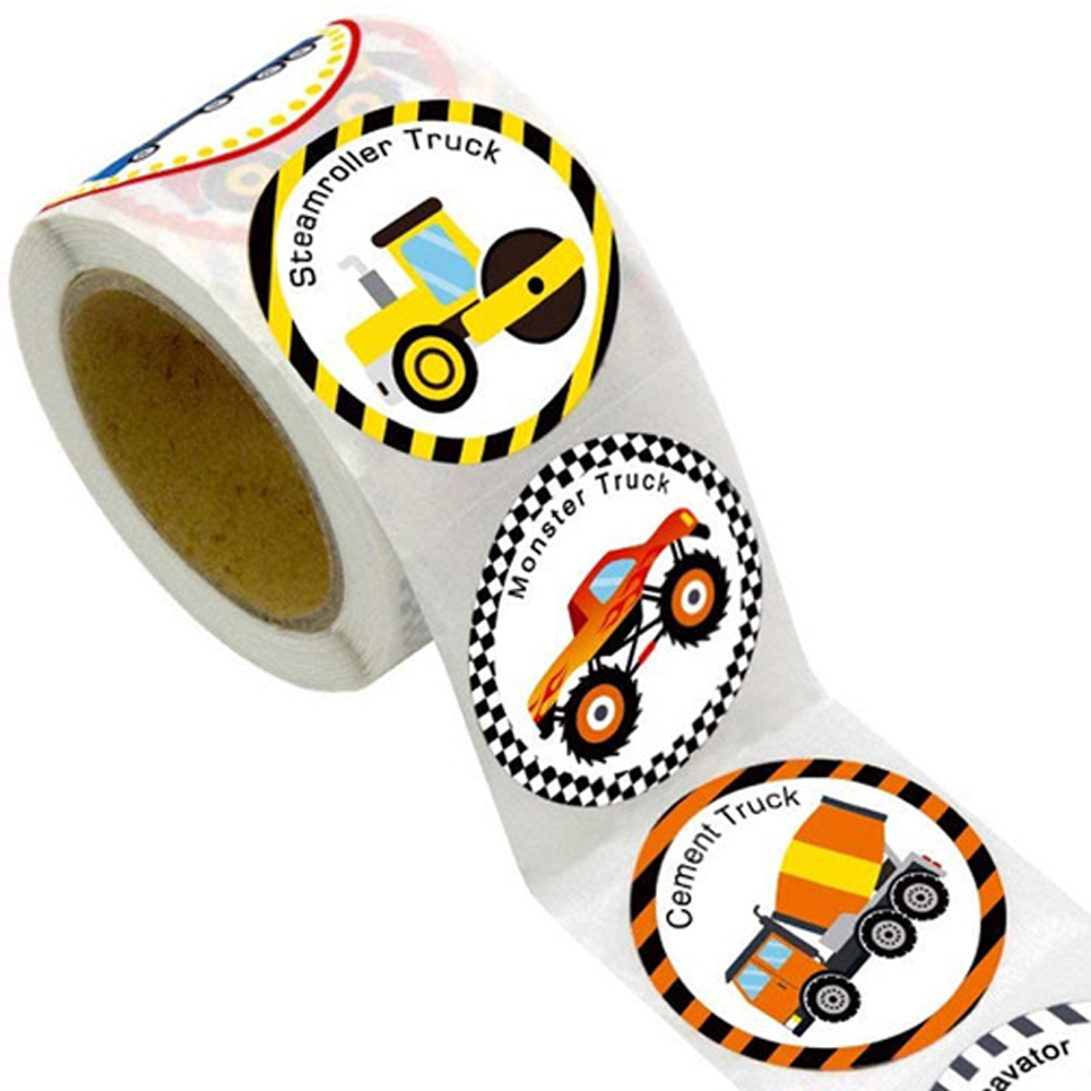 100-500pcs Truck Stickers for Kids Scrapbooking Reward Sticker Construction Car Birthday Party Gift Toy Decor for Children 100-500pcs Truck Stickers for Kids Scrapbooking Reward Sticker Construction Car Birthday Party Gift Toy Decor for Children
