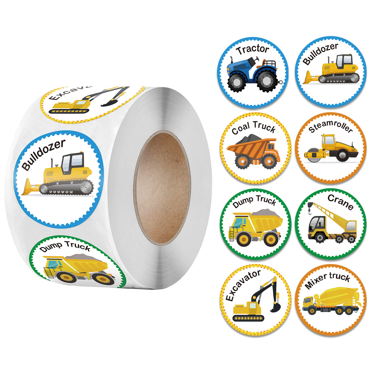 100-500pcs Truck Stickers for Kids Scrapbooking Reward Sticker Construction Car Birthday Party Gift Toy Decor for Children 100-500pcs Truck Stickers for Kids Scrapbooking Reward Sticker Construction Car Birthday Party Gift Toy Decor for Children