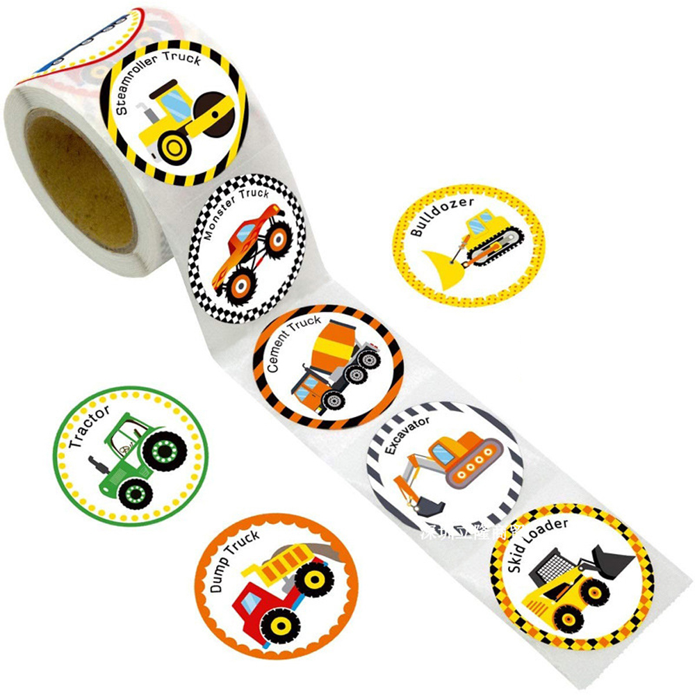 100-500pcs Truck Stickers for Kids Scrapbooking Reward Sticker Construction Car Birthday Party Gift Toy Decor for Children 100-500pcs Truck Stickers for Kids Scrapbooking Reward Sticker Construction Car Birthday Party Gift Toy Decor for Children